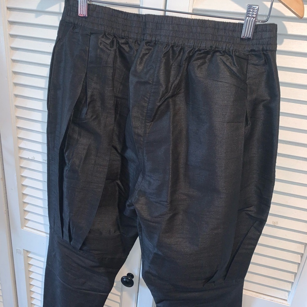 Manish Creations Black Silk Ethnic Pants Size 38 men’s - Picture 8 of 10
